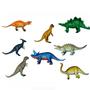 Imagem de Kit Com 8 Dinossauro de Brinquedo Miniatura Em Borracha - Dino Word