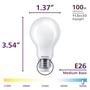 Imagem de Kit com 8 Lâmpadas LED Philips A19 Ultra Definition - 11,5W - 5000K - E26