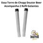 Imagem de Kit Com 8 Torre De Chopp Doutor Beer 2 L 2 Refil Gelantes