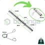 Imagem de Kit com Barras de Halteres e Anilhas Emborrachadas - 24 Kg