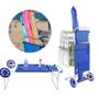Imagem de Kit com Carrinho de Praia + 2 Cadeiras Cores Sortidas + Guarda Sol 2m