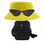 Imagem de Kit Com Chapéu Bucket, Bolsa Pochete Shoulder E Oculos De Sol - MD-02