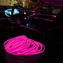 Imagem de kit com cinco fitas de led neon para painel e portas de carro 5 mts