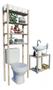 Imagem de Kit Com Gabinete+Estante Vertical Com Encaixe de Pia e Vaso