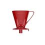 Imagem de Kit com Garrafa Térmica Café Chá Prático Unitermi Vermelho