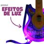 Imagem de Kit Com Guitarra E Microfone Musical Infantil Importway Azul