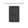 Imagem de Kit Com Interruptores Paralelo Preto Habitat Black - Fame