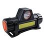 Imagem de Kit com Lanterna de Cabeca Led Bivolt Automatico e Mini Lanterna Recarregavel Portatil Com Carregador