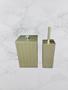 Imagem de Kit Com Lixeira para Lavabo banheiro  Dourado 7 Lt