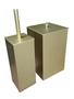 Imagem de Kit Com Llixreira Lavabo Dourado 5 Lt