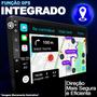Imagem de Kit Com multimidia 2GB com WIFI Carplay GPS Bluetooth + moldura 2 Din De 9 polegadas + camera de ré