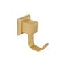Imagem de Kit com Porta Toalha de Banho Duplo 62cm e 01 Cabide Ouro Fosco Ducon Metais