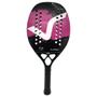 Imagem de Kit com Raquete Beach Tennis Classic Full Carbon Rosa, 3 Bolas e 1 Mochila de Transporte Vg Plus