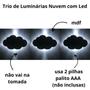 Imagem de Kit com Trio de Nuvens com Led
