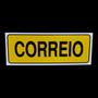 Imagem de KIT COMBO 2 Placa de Sinalização CORREIO 7 X20 CM AMARELO