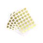 Imagem de Kit Combo 350 Adesivos Coração Dourado Metalizado para presentes, envelopes, cartas, saquinhos ou enfeite