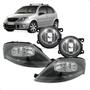 Imagem de Kit Combo C3 Black 03 A 12 Par Farol Mascara Negra E Milha