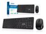 Imagem de Kit Combo De Teclado E Mouse Sem Fio Exbom Bk-s1000f Pt/br