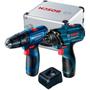 Imagem de Kit Combo Furadeira Parafusadeira Impacto 12v Bosch Bivolt 