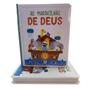 Imagem de Kit Combo Infantil Ilustrada 2 Livros bíblicos 1 365 historias Bíblicas Brochura e 1 As Maravilhas de Deus capa Dura