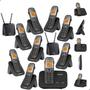 Imagem de Kit Combo Mini Central PABX Telefone Sem Fio TS 5150 com 8 Ramal Intelbras Com Entrada Para 2 Chips 4g Celular Dual Sim Chip