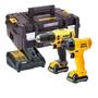 Imagem de Kit Combo Parafusadeira/Furadeira de Impacto DCD716 +DCF805 12V com Maleta DCK202C2T Dewalt Bivolt