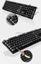 Imagem de Kit Combo Teclado e Mouse Com Fio USB para PC, Computador, Notebook