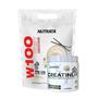 Imagem de Kit combo whey w100 900g + creatina 300g nutrata sabores variados