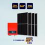 Imagem de Kit Comp. Energia Solar ON Grid 545w Bifacial 980Kwh/Mês+Filtro Capacitivo 1.127kwh/Mês + Instalação