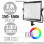 Imagem de Kit Completo 2 Iluminador Led Bicolor Rgb 60w Greika Com Baterias Softbox L5500rp