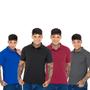 Imagem de Kit Completo 4  Camisas Polo Masculina de Alta Qualidade