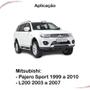 Imagem de Kit Completo 4 Maçanetas Exter Cromadas Pajero Sport 99 A 11