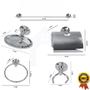 Imagem de Kit Completo Banheiro / 1 Torneira Cod 123 + 2 Porta Shampoo
