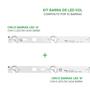 Imagem de Kit Completo Barras Led Kdl-40r355b Kdl-40r485a 38,7cm