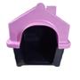 Imagem de Kit completo brinquedo cães cachorros  casa mec rosa n3