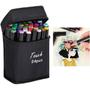 Imagem de Kit Completo De Canetinhas Peças Coloridas Para Menina Com Bolsa Portátil Para Criança Entrega Rápida