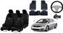 Imagem de Kit Completo de Capa de Couro para Honda Civic 05-12 + Tapetes + Capa de Volante