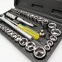 Imagem de Kit Completo De Chave Catraca Com Torque Utilização Mecânica