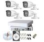 Imagem de Kit Completo Dvr Hilook/Hikvision 4 Canais/04 Camera Bullet Colorvu C/Hd 320Gb