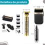 Imagem de Kit Completo Kemei Versátil: Barbeador Premium e Aparador Compacto