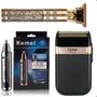 Imagem de Kit Completo Kemei Versátil: Barbeador Premium e Aparador Compacto