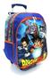 Imagem de Kit Completo Mochila Infantil Dragon Ball Z Goku Super Rodinhas Tam G Azul F5