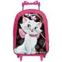 Imagem de Kit Completo Mochila Infantil Escolar De Rodinhas Marie