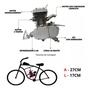 Imagem de Kit Completo Motor de Bicicleta Motorizada 100cc 2 Tempos