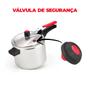 Imagem de Kit Completo P/Panela de Pressão 4,5L Borracha Silicone + Peso do Pino + Válvula de Segurança Super Oferta