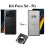 Imagem de Kit Completo Poco X6  Capa + Película 3D de Vidro + Acessórios para Xiaomi Poco X6