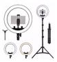 Kit Completo Ring Light 26cm 10 Polegadas Com Tripé Dimmer Youtuber Selfie Pro - CENTRÃO Imagem de Kit Completo Ring Light 26cm 10 Polegadas Com Tripé Dimmer Youtuber Selfie Pro