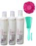 Imagem de Kit completo spa curly soupleliss cabelos cacheados 3x300ml