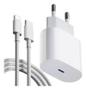 Imagem de Kit Completo Turbo Cabo+Fonte USB-C Compativel Com Xr 11 12 13 14