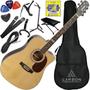 Imagem de Kit Completo Violão Eletroacústico Folk Aço Giannini Gf1d Nt